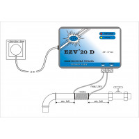 Elektromagnetický upravovač vody EZV 20 D /prietok 5-17l za min/