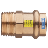 Frabo Prechod 15x1/2" FM lis. meď- GAS/H2O