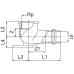 Frabo Nástenka 15x1/2"  lis. meď GAS/H2O