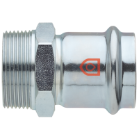 Frabo Prechod 15x1/2" MF CF-243 lis. uhlík. oceľ