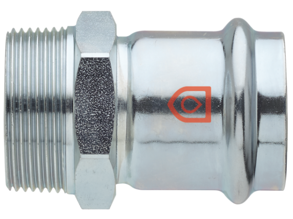 Frabo Prechod 15x1/2" MF CF-243 lis. uhlík. oceľ