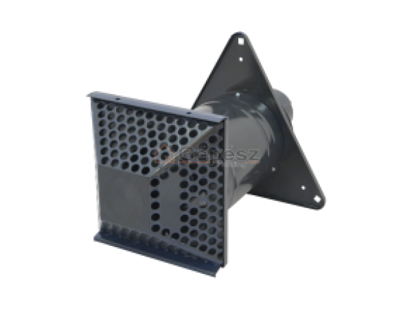 Odťah spalín cez stenu k plynovým kachliam FÉG 260-470mm