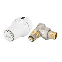 Termoventil Danfoss 1/2" RA-N rohový + termohlavica