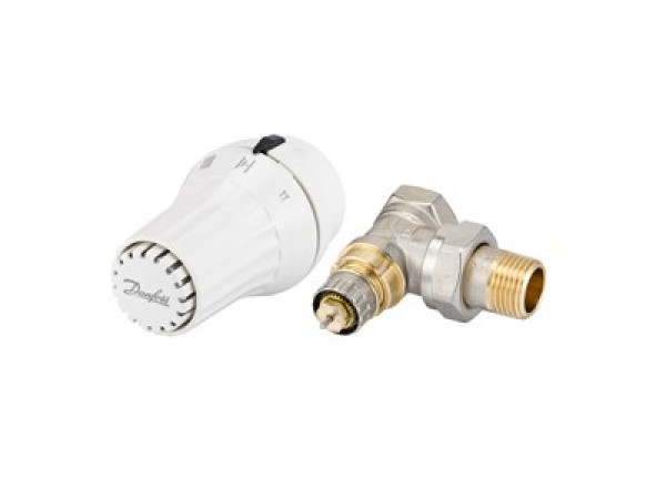 Termoventil Danfoss 1/2" RA-N rohový + termohlavica