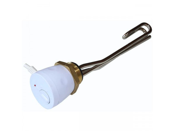 Špirala bojler 1500W 5/4" L=305mm 230V Cu/Ni s termostatom